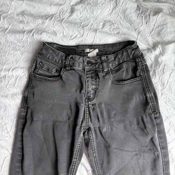 Mystree Denim - Mystree Gray Skinny Jeans for Women Dark Wash Black